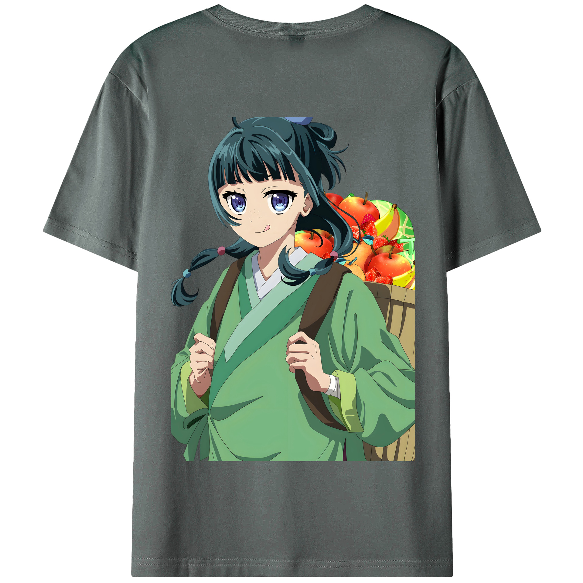 （画像用） 薬屋のひとりごと The Apothecary Diaries 綿100％半袖Tシャツ（背面プリント）